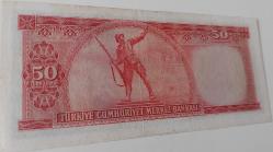 5.EMİSYON 3.TERTİP 50 TÜRK LİRASI SERİ O4 044315 SERİ NUMARALI KAĞIT PARA (GÜL KURUSU) NATÜREL ÇİLALTI-ÇOK ÇOK TEMİZ KATALOK;3.500 DOLAR EN NADİRİ