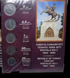 Nostalji Tedavül Hatıra Madeni Para Seti