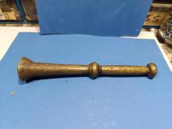 K121----BÜYÜK BOY PİRİNÇ HAVAN ELİ--20 CM