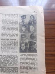 Ulus Çocukları Gazetesi - Turkish Newspaper - 8 Mayıs 1938 - sevgili çocuklara - büyük şefimiz Atatürk 19 Mayıs'ın 19. günü Samsun ayak basmıştı - 19 Mayıs Gençlik ve Spor bayramından fotoğraflar - 19 Mayıs şiiri - çocuklara masal küçük Yılmaz'ın tavşanları - bu oyunu biliyor muydunuz hayvan kuş balık - Tagordan çocuk şiirleri Gemici - rozet biriktiren küçük oyunculara - yeni bilmecemiz - bilmece ve boyamacalarımızdan hediye kazanan okuyucularımızdan soldan sağa sıra ile Ankara birinci ortaokulundan 81 Rıfkı Özbay Ankara Necati okulundan 127 Özer Özkök Antalya kale kapısından Harputlu yanında Mehmet Yalçın Elazığ ortaokulundan 514 Hamit Tezcan Diyarbakır Süleyman Nazif okulundan 61 Tevfik inan Zonguldak Yeniyol okulundan 166 Şensoy Ankara okuyucularımızdan P.Tamyecel İstanbul Üsküdar birinci ortaokulundan 64 Erdoğan Mengü Fotoğrafı - Miki Mouse korsanlar arasında karikatür - matbaa takımı kazananlar Ankara Atatürk okulu'ndan Sevim Timagur - büyük cep defteri kazanan İhsan Ünal