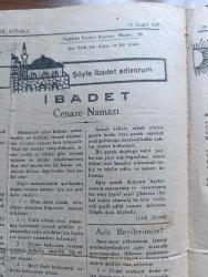 Ehli Sünnet Gazetesi - Turkish Newspaper - 19 Aralık 1947 - din ve laiklik - Bend şiiri yazan Nesimioğlu Hulusi Bitlis Aktürk  - fitneye lüzum yoktur - Hz Muaviye ashabı Resulullah'tandır - İslamiyet dini dört ana prensibi ortaya atmıştır itikat ibadet ahlak muamelat - şöyle iman ediyorum - Batıniye Mezhebi - ibadet cenaze namazı - teşkilat-ı esasiye kanunu madde 75 hiç kimse felsefi inancından din ve mezhebinden dolayı kınanamaz - Teşkilatı esasiye kanunu madde 68 her Türk hür doğar ve hür Yaşar - cenaze namazı için 6 şart - komiteye girenlerin 7 derecesi vardır imam hüccet zümüdda ebvab daimi mezun mükellib mümin - münevverlerle İslam tarihi - ben neyim - İlyas ve Elyesa Aleyhisselam - Zekeriya Yahya Aleyhisselam - Muaviye fevkalade akil ve zekavete fesahat ve belagata ve kuvveti natıkaya malik gayetle sabur ve halim ve Kerem ve savahetle muttasıf bir zattır - buhari Şerif kitabının 4. Cüzü 184. Peygamber efendimiz ne buyuruyor - biraz da  Neşe inat ettik fakat - Harun Reşit hazreti