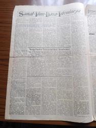 Büyük Doğu Gazetesi - Turkish Newspaper - 22 Nisan 1949 - Yeni marifet arkadaşlar birleşelim komünist olalım vatanı kurtaralım - tarihi sual - haftanın manzarası - kızıllar yabancılar pahalılık ve Fahri Kurtuluş - 1001 çerçeve inşallah yazan Necip Fazıl Kısakürek - ah şu Vali bey - bay Lütfi Kırdar 1937'de Manisa valisidir onu Manisa Valiliğine getiren de İsmet İnönü'dür - sanat ilim dava ideoloji - Necip Fazıl Kısakürek'in Üniversitelilere konferansı - beyazıt'ta Milli Türk Talebe Birliğine ait Marmara lokalinde manevi değerler ve komünizma adlı konferans verildi - Mümin Kâfir - Eyüp peygamber - İmamı Rabbani - çöle inen Nur yazan Necip Fazıl Kısakürek yazı dizisi - Şuayp peygamber - Karl Marx - Engels - 1847'de bütün kalıbı dökülmüş olan nazari komünist federasyonunun ana direkleri - meşhur komünist beyannamesi - Birinci enternasyonal - vesikalar yazan dedektif X Bir - Ortaklar nahiyesi burada Ortaklar köy enstitüsü vardır - Mehmet Ali Gölesalan Kamp subayı oluyor