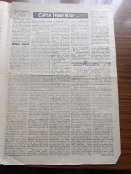 Büyük Doğu Gazetesi - Turkish Newspaper - 22 Nisan 1949 - Yeni marifet arkadaşlar birleşelim komünist olalım vatanı kurtaralım - tarihi sual - haftanın manzarası - kızıllar yabancılar pahalılık ve Fahri Kurtuluş - 1001 çerçeve inşallah yazan Necip Fazıl Kısakürek - ah şu Vali bey - bay Lütfi Kırdar 1937'de Manisa valisidir onu Manisa Valiliğine getiren de İsmet İnönü'dür - sanat ilim dava ideoloji - Necip Fazıl Kısakürek'in Üniversitelilere konferansı - beyazıt'ta Milli Türk Talebe Birliğine ait Marmara lokalinde manevi değerler ve komünizma adlı konferans verildi - Mümin Kâfir - Eyüp peygamber - İmamı Rabbani - çöle inen Nur yazan Necip Fazıl Kısakürek yazı dizisi - Şuayp peygamber - Karl Marx - Engels - 1847'de bütün kalıbı dökülmüş olan nazari komünist federasyonunun ana direkleri - meşhur komünist beyannamesi - Birinci enternasyonal - vesikalar yazan dedektif X Bir - Ortaklar nahiyesi burada Ortaklar köy enstitüsü vardır - Mehmet Ali Gölesalan Kamp subayı oluyor