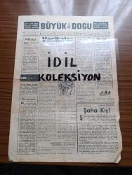 Büyük Doğu Gazetesi -  Turkish Newspaper - 15 Nisan 1949 - Hitap hey Hasan Ali Yücel İsmail Hakkı Tonguç - vesikalar - haftanın manzarası - İsmail Hakkı Tonguç Ankara Erkek lisesi resim ve el işleri öğretmenliğine tayin edilmiştir - Moskova'da çıkan azgın komünist Ogonyek gazetesi bu gazete Türk köy enstitülerini methediyor - 1001 çerçeve Şaha Kiş yazan Necip Fazıl Kısakürek - sanat ilim dava ideoloji - aşırı solcular ve sağcılar kanunu - sahte ölüler - Mümin Kâfir - Ah O Vali Lütfi Kırdar - Yakup ve  Yusuf peygamberler - çöle inen Nur yazan Necip Fazıl Kısakürek yazı dizisi - imamı rabbani Nebi Veli - bakın bir Fransız muharibi Lenin'in ölümünü nasıl anlatıyor - Gorki Köyü - Adana haruniye Düziçi köy enstitüsü'nde cereyan eden direğe komünist bayrağı çekilmesi hadisesi - Suriye işi - Fantoma Oyunu - şehvet örneği bir mani kınalı el isterim incecik bel isterim her gece gel isterim lazım seni ben seni - köy enstitüsünde yaşanan ahlaksız olaylar - Emine Akış ile öğretmen Mehmet Özdemir