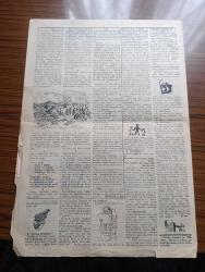 Büyük Doğu Gazetesi -  Turkish Newspaper - 15 Nisan 1949 - Hitap hey Hasan Ali Yücel İsmail Hakkı Tonguç - vesikalar - haftanın manzarası - İsmail Hakkı Tonguç Ankara Erkek lisesi resim ve el işleri öğretmenliğine tayin edilmiştir - Moskova'da çıkan azgın komünist Ogonyek gazetesi bu gazete Türk köy enstitülerini methediyor - 1001 çerçeve Şaha Kiş yazan Necip Fazıl Kısakürek - sanat ilim dava ideoloji - aşırı solcular ve sağcılar kanunu - sahte ölüler - Mümin Kâfir - Ah O Vali Lütfi Kırdar - Yakup ve  Yusuf peygamberler - çöle inen Nur yazan Necip Fazıl Kısakürek yazı dizisi - imamı rabbani Nebi Veli - bakın bir Fransız muharibi Lenin'in ölümünü nasıl anlatıyor - Gorki Köyü - Adana haruniye Düziçi köy enstitüsü'nde cereyan eden direğe komünist bayrağı çekilmesi hadisesi - Suriye işi - Fantoma Oyunu - şehvet örneği bir mani kınalı el isterim incecik bel isterim her gece gel isterim lazım seni ben seni - köy enstitüsünde yaşanan ahlaksız olaylar - Emine Akış ile öğretmen Mehmet Özdemir