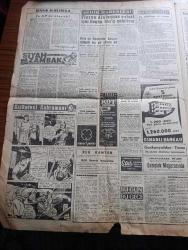 Akşam Gazetesi - Turkish Newspaper - 13 Haziran 1960 - geçici anayasa dün gece ilan edildi - muhakeme kararı vermek üzere yüksek soruşturma kurulu sabıkları yargılamak için de Yüksek Adalet divanı kurulacak - idam kararları milli birlik komitesinin tasdikinden geçecek - memleket aydınları diyor ki nispi temsille seçim Türkiye için zarurettir - Vatan cephelerine 15 milyon lira harcanmış - hazine'ye alyans yağmuru arttı - milli birlik komitesinin üyelerinin adı açıklandı - Cemal Madanoğlu - 27 Mayıs inkılabının sevinci denizde ve karada kutlandı Fotoğraflar - Diyanet İşleri Başkanı Ömer Nasuhi Bilmen din siyasete alet edilmez diyor - üniversitede miting - milli birlik komitesi başkanı Cemal Gürsel - İstanbul'da bugün bu gece sinema programı - kız kulesi kahramanı yazan A. Ziya Kozanoğlu çizen Suat Yalaz - Florya dinlenme evleri için bugün kura çekiliyor - Fenerbahçe Beşiktaş'ı Ankara'da 1-0 yendi fotoğraflar - Beşiktaş maçtan evvel şampiyonluk kupası ile Şeref turu attı Fotoğrafı