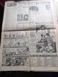 Akşam Gazetesi - Turkish Newspaper - 10 Ekim 1960 - Yassıada'dan Fotoğraflar - İnfaz Yerleri Açıklanmıyor - Alparslan Türkeş Yobazların Kafasını Ezmek Kararındayız Dedi - Düşük Cumhurbaşkanı Celal Bayar İle Düşük Başbakanı Adnan Menderes'e Ait En Son Fotoğraflar - Yassıadadaki Düşüklere Ait Fotoğrafları İrtibat Bürosu Gazetelere Arttırma İle Sattı - Kızkulesi Kahramanı Çizen Suat Yalaz - Köpek Ve Cumhurbaşkanı Yazan Müşerref Hekimoğlu Köşe Yazısı - Öğrenci Dertleri İçin Bir Büro Kuruldu - Burası Amerika Seyhan Bilbaşar Yazı Dizisi - Günahım Seni Sevmek Aşk Ve His Romanı Resimleyen Remzi - İlk Gün Sabık Cumhurbaşkanı Celal Bayar Hesap Verecek - Geyşa'nın Hatıra Defteri Yazan Kimiko Omura Yazı Dizisi - Bize Barbaroslu Derler Yazan Çizen Ratip Tahir Burak -  Nazlı İle Hamza Karikatür - Yaralı Gönül Çizgi Roman - İstanbul Ankara Radyosu Programı - Düşük Bakanlardan Samet Ağaoğlu Yassıada'nın Asker Berberinde Traş Oluyor fotoğraf - Beşiktaş Ankaragücünü Tek Farkla Yendi - Karagümrük Takımı
