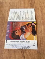 The Best Of Jose Feliciano Kaset ( İşaretli fotoğrafta, kartonette yazı var )