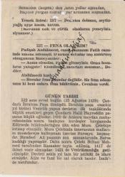 25 Ağustos 1951 / Büyük Saatli Maarif Takvimi