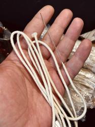 KLAVUZLU ÇAKMAK FİTİLİ 2 ADET 1'Er METRE ESKİ ANTİKA VE YENİ ÜRETİM ÇAKMAKLARA UYGUN ÇAKMAK FİTİLİ