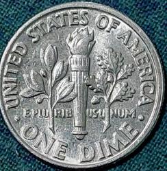 AMERİKA 1 Dime, 1991 ÇİL 