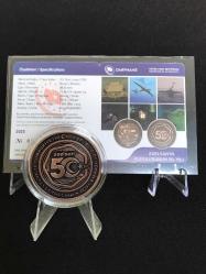 Aselsan Kuruluşunun 50. Yılı Darphane Baskı Hatıra Bronz Para