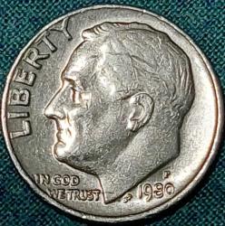 AMERİKA 1 Dime, 1980 ÇA 