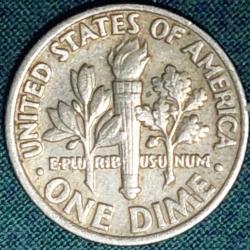 AMERİKA 1 Dime (Roosevelt), 1981 ÇÇT 
