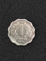 1941 Papatya 1 Kuruş - ÇA- -