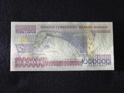 7. EMİSYON 3. TERTİP 1000000 MİLYON TÜRK LİRASI - ÇİL - T69 435762 (IŞIKLI FOTOSU YÜKLÜDÜR)
