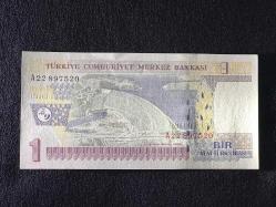 8. Emisyon A22 897520 Serisi 1 YTL ÇİL (IŞIKLI FOTOĞRAF YÜKLÜDÜR)