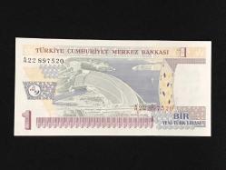 8. Emisyon A22 897520 Serisi 1 YTL ÇİL (IŞIKLI FOTOĞRAF YÜKLÜDÜR)