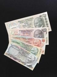 6.EMİSYON 5'Lİ MİNİ ÇİL SET (5-10-20-50-100)  KAĞIT PARA LOTU