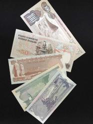 6.EMİSYON 5'Lİ MİNİ ÇİL SET (5-10-20-50-100)  KAĞIT PARA LOTU