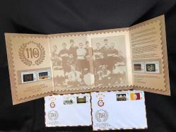 Galatasaray Spor Klübü 110. Yılı Zarf Pul Kiti Tam Set (Kolesiyonluk)