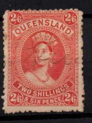 LOT.7 » QUEENSLAND 1882 Kralice Victoria 2 Şilin 6 pence- nadir