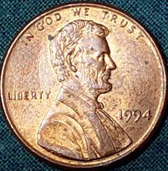 AMERİKA 1 Cent, 1994 ÇA (Abraham Lincoln)