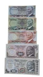 6-7-8-9. EMİSYON KAĞIT PARA LOTU TAM SET