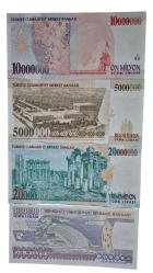 6-7-8-9. EMİSYON KAĞIT PARA LOTU TAM SET