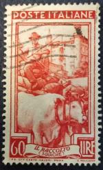 1950 İtalya Pulu - Çalışan İtalya Serisi 60 Liret