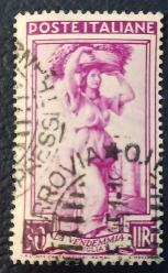 1950 İtalya Pulu - Çalışan İtalya Serisi 30 Liret