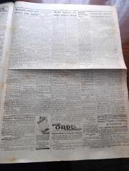 Yeni Sabah Gazetesi - Turkish Newspaper - 14 Nisan 1950 - Mareşal Fevzi Çakmak'ın tabutu Teşvikiye de oturduğu apartmandan çıkarken Fotoğrafı - Mareşal Fevzi Çakmak'ın evinde neler gördüm neler duydum - Mareşal'ın yeğeni Bay Adnan Çakmak arkadaşımıza anlatıyor fotoğraf - yüksek tahsil gençliği Mareşal Fevzi Çakmak'ın cenaze merasiminde Fotoğrafı - son 2 günlük hadiselerde 48 genç tevkif edildi 100 kişi nezaret altında 37 kişinin sorgusu yapıldı - seçim masrafı ve Marshall yardımları - Truman'a göre dünyanın durumu - vatandaş seçimler için ne düşünüyor - CHP'nin durumu İstanbul'da zorlaştı - Von Papen'in Türkiye'ye dair mühim ifşaatı Yazan Murat Sertoğlu Yazı Dizisi - Mareşal Fevzi Çakmak yazan tarihçi - Osmanlı sarayı'nın son günleri yazan eski bir politikacı Yazı Dizisi - ticani tarikatından 7 kişi tevkif edildi - Milli savunma Bakanı Hüsnü Çakır'ın verdiği izahat - İstanbul Ankara Radyosu Programı - grip ve soğuk algınlığına karşı Nevrozin - bulmaca - Türkiye İş Bankası - Luxor pikap