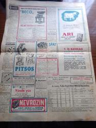 Yeni Sabah Gazetesi - Turkish Newspaper - 14 Nisan 1950 - Mareşal Fevzi Çakmak'ın tabutu Teşvikiye de oturduğu apartmandan çıkarken Fotoğrafı - Mareşal Fevzi Çakmak'ın evinde neler gördüm neler duydum - Mareşal'ın yeğeni Bay Adnan Çakmak arkadaşımıza anlatıyor fotoğraf - yüksek tahsil gençliği Mareşal Fevzi Çakmak'ın cenaze merasiminde Fotoğrafı - son 2 günlük hadiselerde 48 genç tevkif edildi 100 kişi nezaret altında 37 kişinin sorgusu yapıldı - seçim masrafı ve Marshall yardımları - Truman'a göre dünyanın durumu - vatandaş seçimler için ne düşünüyor - CHP'nin durumu İstanbul'da zorlaştı - Von Papen'in Türkiye'ye dair mühim ifşaatı Yazan Murat Sertoğlu Yazı Dizisi - Mareşal Fevzi Çakmak yazan tarihçi - Osmanlı sarayı'nın son günleri yazan eski bir politikacı Yazı Dizisi - ticani tarikatından 7 kişi tevkif edildi - Milli savunma Bakanı Hüsnü Çakır'ın verdiği izahat - İstanbul Ankara Radyosu Programı - grip ve soğuk algınlığına karşı Nevrozin - bulmaca - Türkiye İş Bankası - Luxor pikap
