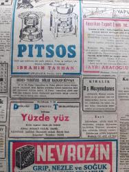 Yeni Sabah Gazetesi - Turkish Newspaper - 14 Nisan 1950 - Mareşal Fevzi Çakmak'ın tabutu Teşvikiye de oturduğu apartmandan çıkarken Fotoğrafı - Mareşal Fevzi Çakmak'ın evinde neler gördüm neler duydum - Mareşal'ın yeğeni Bay Adnan Çakmak arkadaşımıza anlatıyor fotoğraf - yüksek tahsil gençliği Mareşal Fevzi Çakmak'ın cenaze merasiminde Fotoğrafı - son 2 günlük hadiselerde 48 genç tevkif edildi 100 kişi nezaret altında 37 kişinin sorgusu yapıldı - seçim masrafı ve Marshall yardımları - Truman'a göre dünyanın durumu - vatandaş seçimler için ne düşünüyor - CHP'nin durumu İstanbul'da zorlaştı - Von Papen'in Türkiye'ye dair mühim ifşaatı Yazan Murat Sertoğlu Yazı Dizisi - Mareşal Fevzi Çakmak yazan tarihçi - Osmanlı sarayı'nın son günleri yazan eski bir politikacı Yazı Dizisi - ticani tarikatından 7 kişi tevkif edildi - Milli savunma Bakanı Hüsnü Çakır'ın verdiği izahat - İstanbul Ankara Radyosu Programı - grip ve soğuk algınlığına karşı Nevrozin - bulmaca - Türkiye İş Bankası - Luxor pikap