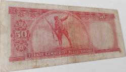 5.EMİSYON 3.TERTİP 50 TÜRK LİRASI SERİ S8 023830 SERİ NUMARALI KAĞIT PARA (GÜL KURUSU) NATÜREL ÇOK ÇOK TEMİZ 2024 KATALOK DEĞERİ;1.200 DOLAR EN NADİRİ