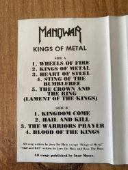 Manowar - Kings Of Metal Kaset