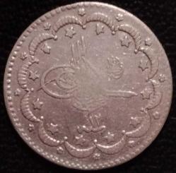 ORJİNAL GÜMÜŞ 1293/12 , ABDÜLHAMİD 5 KURUŞ