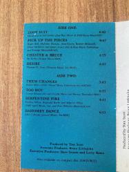 Tom Scott - Them Changes Kağıt Baskı Kaset