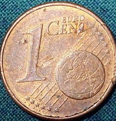 ALMANYA 1 Eurocent, 2004 ÇÇT  