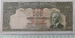 2.EMİSYON 2.TERTİP İNÖNÜ 500 TÜRK LİRASI KAĞIT PARA SERİ H7 0302 SERİ NUMARALI ORİJİNAL 2024 KATALOK FİYATI;15.000$ DOLARDIR ÇOK ÇOK NADİRDİR PEK ÇIKMAZ