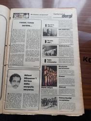 Cumhuriyet Dergi Gazetesi - Turkish Newspaper - 4 Haziran 1979 - Bülent Ecevit'i kızdıran kampanyanın öyküsü - Ne yiyoruz ne içiyoruz - makyajda Dünya dördüncüsüyüz - Ve Yine IMF - Dışişleri Bakanı Profesör Gündüz Ökçün - bir piyano maratoncusu Sovyet piyanisti Richter - porno salgını tüm dünyayı sardı - Cannes şenliği ve çıplaklar fotoğraf - et ve balık kurumu görevi sorunları - süt en gerekli besin - SEK İzmir fabrikası - Elvan gazozları - balık pazarında a'dan z'ye her şey satılıyor Fotoğrafı - Tariş zeytinyağları - ağzının tadını bilen bir sofra üstadı Mahmut Baler Fotoğrafı - lahmacunun yükselişi - 1979 Avrupa besin ödülü alan ETİ - bira kola gazoz savaşı - ünlü sanatçı Muazzez Abacı ile yine ünlü kabadayı Hasan Heybetli ilişkisi Fotoğrafı - Schweppes gazoz - Jane Fonda'nın yatak odası ve FBI - Filiz makarna - Besin Üstün Piliç - bakkalın kızı Margaret Thatcher İngiltere başbakanı Fotoğrafı - uzayda soğan da yetiştirildi - Efes Pilsen Bira - Komili - Pınar Süt ürünleri - Gima