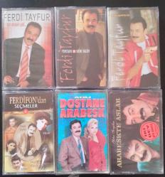 Ferdi Tayfur 6 adet kaset (Jelatininde)