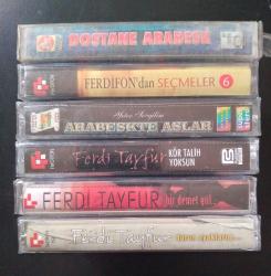 Ferdi Tayfur 6 adet kaset (Jelatininde)
