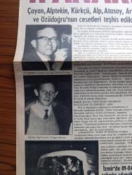 Gün Gazetesi - Turkish Newspaper - 31 Mart 1972 - kızıldere'de sarıldıkları evde rehine İngilizleri katleden 11 anarşist öldü fotoğraf - Mahir Çayan Cihan Alptekin Ertuğrul Kürkçü Ahmet Atasoy Hüdai Arıkan Kazım Özüdoğru'nun cesetleri teşhis edildi - Ömer Ayna - anarşistlerin elinde bulunan Charles Turner Ve Corgon Banner Fotoğrafı - anarşistleri niksar'ın Kızıldere köyünde saran komandolar - İzmir'de 01 04 arası sokağa çıkmak yasak - turistler Aydınlı grevcilerle horon tepip göbek attı - 1969'da güzel Yıldız Sharon Tate ve bir kişiyi öldüren Manson bir daha mahkum olmuştu - İngiliz pankrasçısı Mighty Chang rakipleri ürksün diye kendini Türk olarak tanıtıyor Fotoğrafı - Hülya Koçyiğit'i pahalı bulan Yunanlı filmciler benzeri olan Rus dilberi Nica'yı piyasaya sürdü Fotoğrafı - güzel Cahide Sonku'nun güzel kızı Ender kabiliyetini annesinden almış Fotoğrafı - Kocamustafapaşa'da ağaçlara hücum Fotoğrafı - minik futbol yıldızı Hasan Nazlıgül Fotoğrafı - 3 ayrı Neslin temsilcisi öğretmen