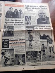 Gün Gazetesi - Turkish Newspaper - 31 Mart 1972 - kızıldere'de sarıldıkları evde rehine İngilizleri katleden 11 anarşist öldü fotoğraf - Mahir Çayan Cihan Alptekin Ertuğrul Kürkçü Ahmet Atasoy Hüdai Arıkan Kazım Özüdoğru'nun cesetleri teşhis edildi - Ömer Ayna - anarşistlerin elinde bulunan Charles Turner Ve Corgon Banner Fotoğrafı - anarşistleri niksar'ın Kızıldere köyünde saran komandolar - İzmir'de 01 04 arası sokağa çıkmak yasak - turistler Aydınlı grevcilerle horon tepip göbek attı - 1969'da güzel Yıldız Sharon Tate ve bir kişiyi öldüren Manson bir daha mahkum olmuştu - İngiliz pankrasçısı Mighty Chang rakipleri ürksün diye kendini Türk olarak tanıtıyor Fotoğrafı - Hülya Koçyiğit'i pahalı bulan Yunanlı filmciler benzeri olan Rus dilberi Nica'yı piyasaya sürdü Fotoğrafı - güzel Cahide Sonku'nun güzel kızı Ender kabiliyetini annesinden almış Fotoğrafı - Kocamustafapaşa'da ağaçlara hücum Fotoğrafı - minik futbol yıldızı Hasan Nazlıgül Fotoğrafı - 3 ayrı Neslin temsilcisi öğretmen