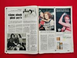 Hayat Dergisi - 6 Mayıs 1976 - Sayı : 19 - Zeki Müren, Hülya Koçyiğit, Fatma Girik, Nurhan Damcıoğlu, Reklamlar, ... - Orta Sayfa Renkli Poster