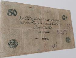 6 AĞUSTOS 1332 SULTAN 5.MEHMET REŞAT 50 LİRA ORİJİNAL KAĞIT PARA K.004075 SERİ NOLU ÇOK ÇOK TEMİZ PEK ÇIKMAZ