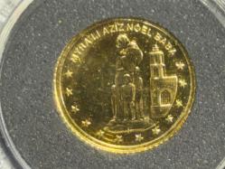 Darphane Noel Baba (St. Nicholas of Myra) 24 ayar 1,24 gr. Altın Hatıra Sikkesi