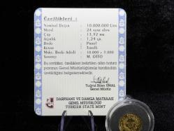 Darphane Noel Baba (St. Nicholas of Myra) 24 ayar 1,24 gr. Altın Hatıra Sikkesi