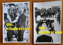 DEMOKRAT PARTİ'NİN (DP) İLK KURUCLARINDAN ve TÜRKİYE BÜYÜK MİLLET MECLİSİ ESKİ BAŞKANLARINDAN REFİK KORALTAN'IN CENAZE TÖRENİNDEN ORİJİNAL 22'Lİ AJANS-BASIN FOTOĞRAFI SETİ - 18 x 12 cm EBADINDA - REFİK KORALTAN'IN CENAZE TÖRENİNDE EŞİ, OĞLU, SÜLEYMAN DEMİREL, BÜLENT ECEVİT, CELAL BAYAR, ORGENERAL FAİK TÜRÜN, SENATO BAŞKANI TEKİN ARIBURUN, CELAL YARDIMCI ve ADALET PARTİSİ MENSUBU BİRÇOK KİŞİ GÖRÜLMEKTEDİR. TÜRKİYE BÜYÜK MİLLET MECLİSİ ÖNÜNDE YAPILAN CENAZE TÖRENİNDEN SONRA VASİYETİ ÜZERİNE YİNE ANKARA'DA TOPRAĞA VERİLMİŞTİR. 22 FARKLI FOTOĞRAFTAN OLUŞAN SET. HAZİRAN 1974. ÖZEL ARŞİV
